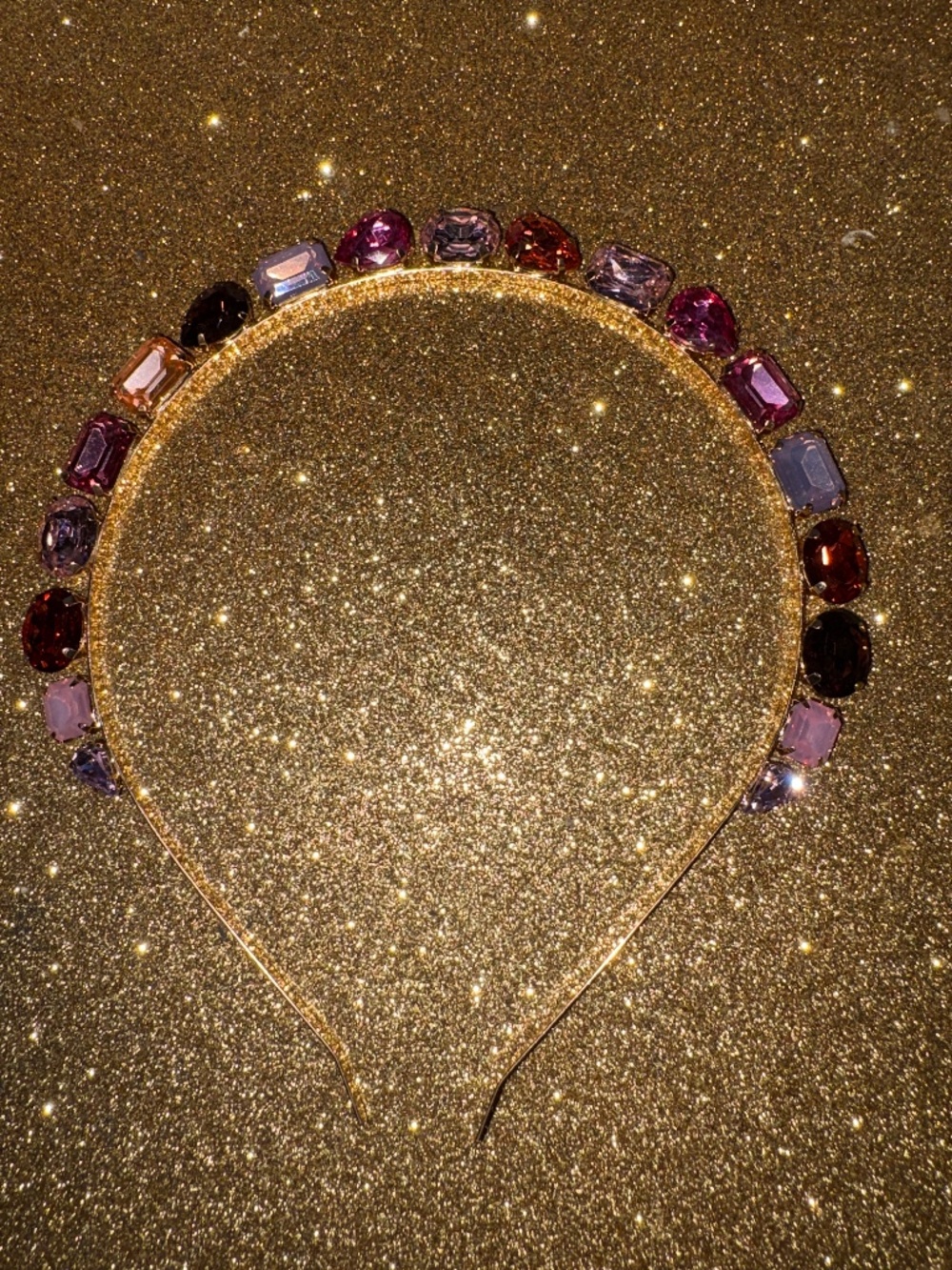 Anthropologie Rhinestone Stone Headband